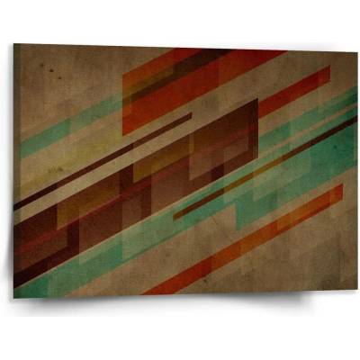 Sablio Obraz Hnědá abstrakce - 150x110 cm