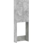 vidaXL Тоалетна Шкаф DELFT Бетонно сиво 66 x 25, 5 x 190 см (897138)