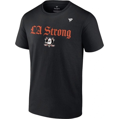 Fanatics pánské tričko Anaheim Ducks Black LA Strong – Hledejceny.cz
