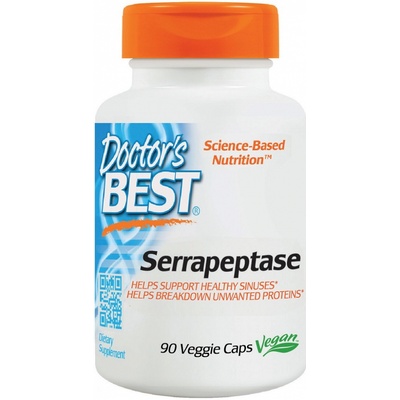 Doctor's Best Serrapeptase 40 000 SPU 90 kapslí