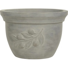 Kvetináč terakota Lafiora oliva 46 x 32 cm sivý