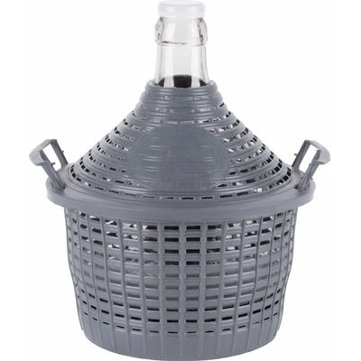 Demižon skleněný 5l Cada v plastovém koši