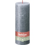 Bolsius Bolsius Polska Sprzedaż sp. z o. o. Валяк за блясък Bolsius Rustic 68×190 мм - шистово синьо (син)