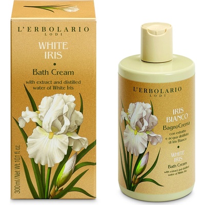 L'ERBOLARIO Iris Bianco krémový sprchový gel 300 ml
