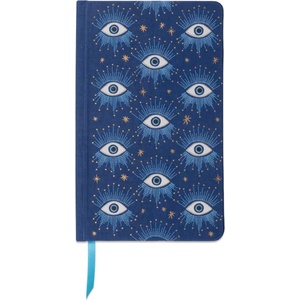 Designworks Тефтер Celestial Bookcloth Journal Starry Eyed, 130 x 210 mm