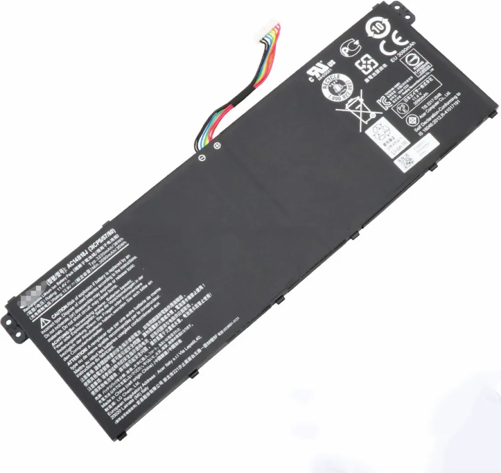 Hosowell Батерия за лаптоп Acer AC14B18J, AC14B8K, KT. 0040G. 004 (AC-BSH-0045)