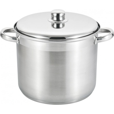 Rosberg Дълбока тенджера Rosberg R51211B30S, 30х23 см, 16.2 л, Метален капак, Индукция, Инокс (5R1211B30S)