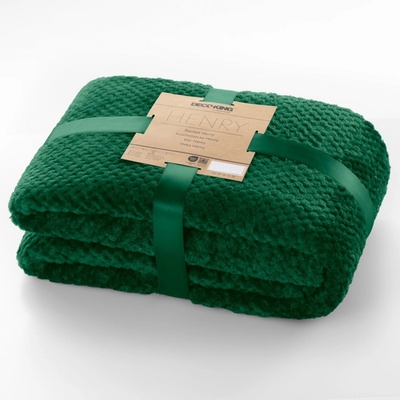 DecoKing Deka z mikrovlákna Henry BOTTLEGREEN 150x200