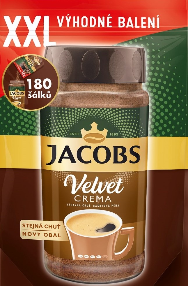 Douwe Egberts Разтворимо кафе Jacobs Velvet Crema XXL 300гр