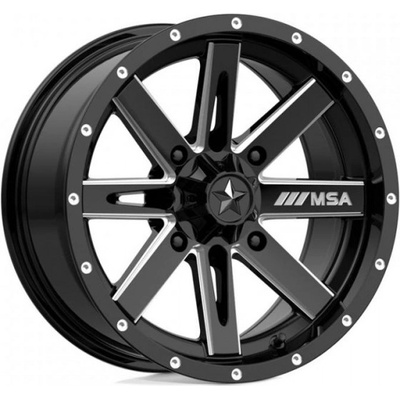 MSA OFFROAD M41 BOXER 7x14 4x137 ET10 gloss black milled