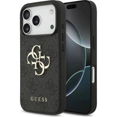 GUESS Калъф Guess 4G с голямо лого за iPhone 17 Pro - черен
