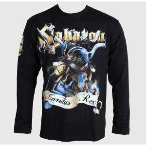 CARTON мъжка тениска дълъг ръкав Sabaton - Каролус Рекс - Черен - CARTON - LS_389