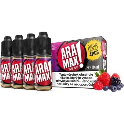 Aramax Max Berry 4 x 10 ml 18 mg