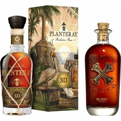 Bumbu 40% 0,7 l a Planteray XO 20th Anniversary 40% 0,7 l (set)