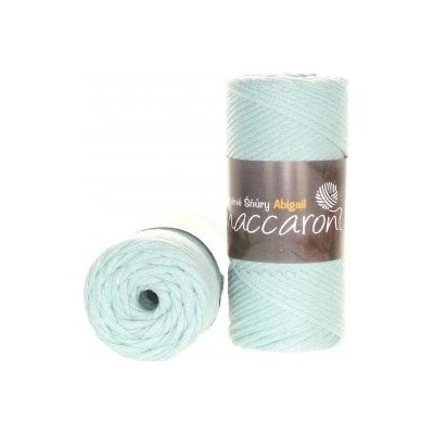 Maccaroni Šňůry Abigail 3mm - 17-405L mentolově modrá