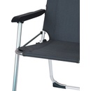 ProGarden Židle campingová REDCLIFFS šedá