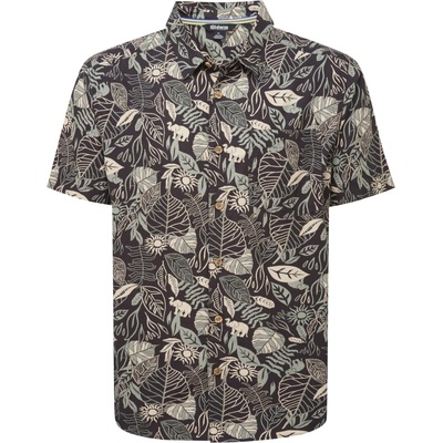 Sherpa Мъжка риза с копчета Sherpa Balun S/S Shirt - Black Tropical (033-3229-0113)