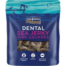 FISH4DOGS Dentální pamlsky pro psy mořská ryba čtverečky 115 g