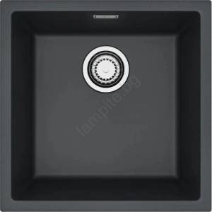 Alveus 1150048 - Кухненска мивка OMNI 45x45 cm гранит/черен (AV0071) Мивка за вграждане