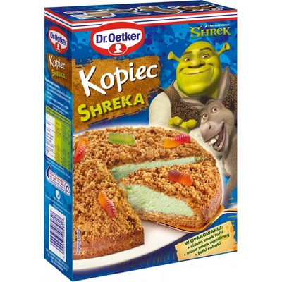 Krtkův dort Dr. Oetker Koláč Kopec Shreka s želé 301 g Dr. Oetker 0,301 kg – Zboží Dáma