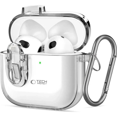 Tech-Protect Тънък калъф Tech-Protect за AirPods 4 - прозрачен (5906302371792)