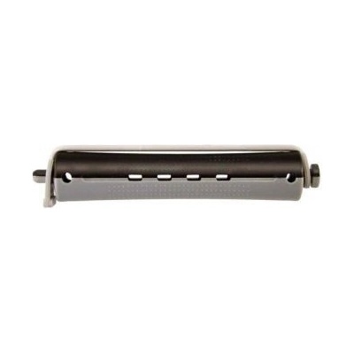 Plastové natáčky na trvalú s patentnou gumičkou 8056 (3011278) - grey/dark grey-16 mm