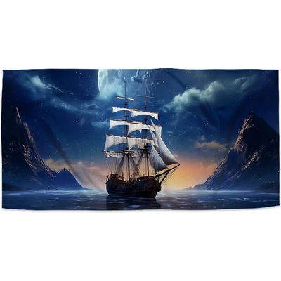 Sablio Uterák Plachetnica medzi horami 50 x 100 cm