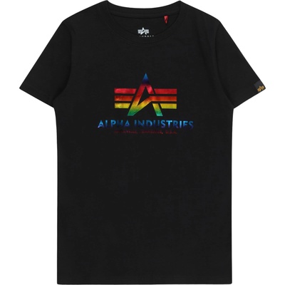 Alpha Industries Тениска черно, размер 16