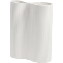 Storefactory Porcelánová váza BUNN White, bílá barva, porcelán