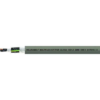 Helu 21621-500 pro energetické řetězy M-FLEX 512-PUR UL 4 G 6 mm² šedá 500 m