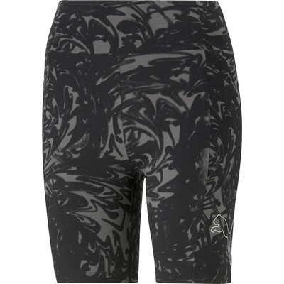 Puma Power Aop Shorts černá šedá bílá