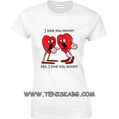 Fruit of the Loom Закачлива тениска - I love you more!