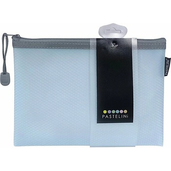 KARTON P+P Pastelini obálka so zipsom sieťovaná A5 modrá