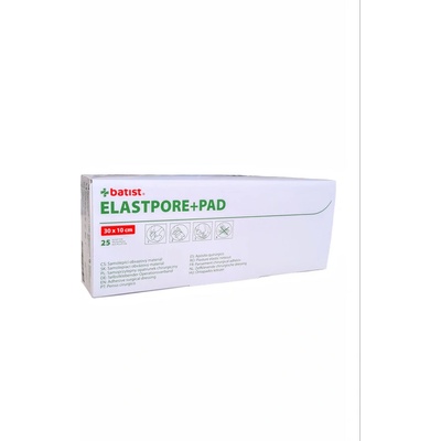 Elastpore+pad Náplasť v vankúšikom sterilná 10 x 30 cm