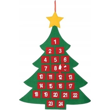 Guirma Adventní kalendář stromeček 70 x 55 cm