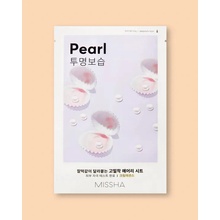 Missha Airy Fit Sheet Mask Pearl plátýnková maska s výtažkem z perel 19 g