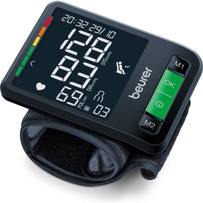 Beurer BC 87 BT - апарат за кръвно налягане за китка, Bluetooth, 240 памет, индикатор за покой - черен
