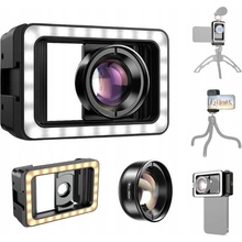 Apexel APL-HB100FL23 100 mm makro objektív pre telefón s LED