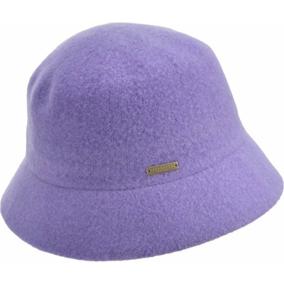 Seeberger Bucket hat zimní vlněný klobouček fialový