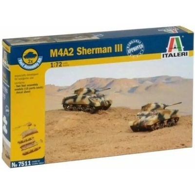 Italeri: M4A2 Sherman III tankový model 1:72