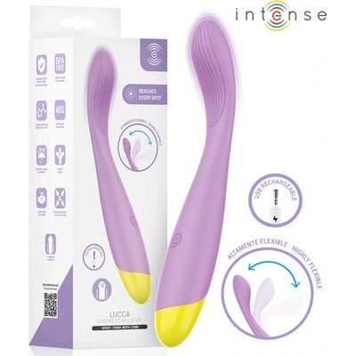 Intense lucca flexible usb rechargeable g-point stimulator