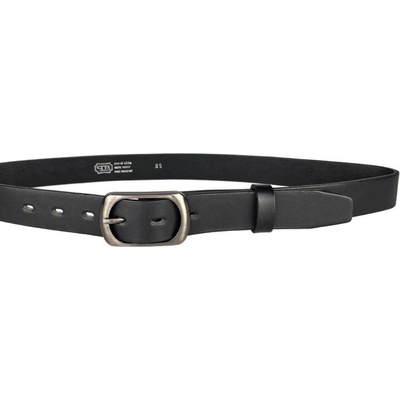 Penny Belts kožený opasek 30-196-63 černý