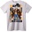 NOONEBRAND Тениска с Trafalgar Law - Търсен - XL, White