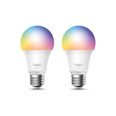 TP-LINK LED žiarovka Tapo L530E, E27, 220-240V, 8.7W, 806lm, 6000k, RGB, 15000h, chytrá Wi-Fi žárovka, 2 kusy
