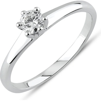 Lillian Vassago Zlatý prsteň s diamantom LLV59 DR056W