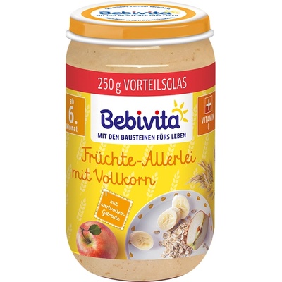 Bebivita Плодове с пълнозърнести култури 250г