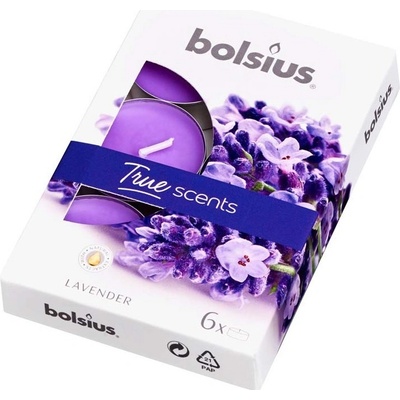 Bolsius Aromatic Lavender 6 ks