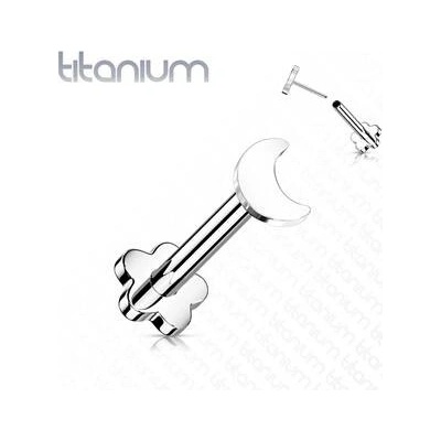 Šperky4U Push In piercing do brady ucha titan TIT1171-1208