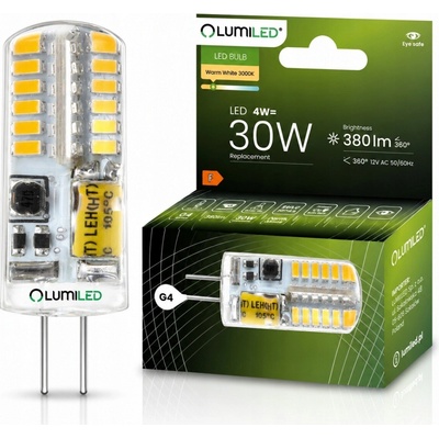 Lumiled LED žárovka LED G4 corn 4W = 40W 380lm 3000K Teplá bílá 360°