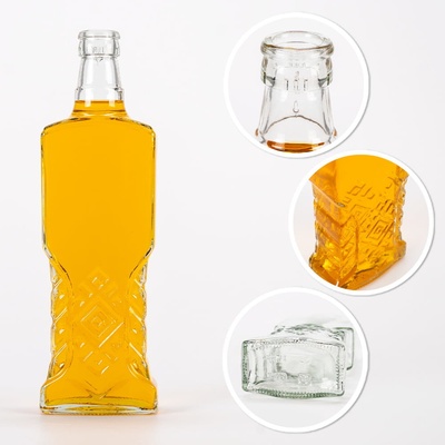 Sklenená fľaša 500ml 25cm UKRAINKA